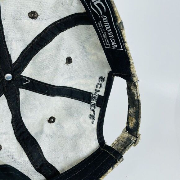 Scheels Outfitters Camo Strapback Trucker Hat Hunting Ball Cap Embroidered Duck - Picture 10 of 12